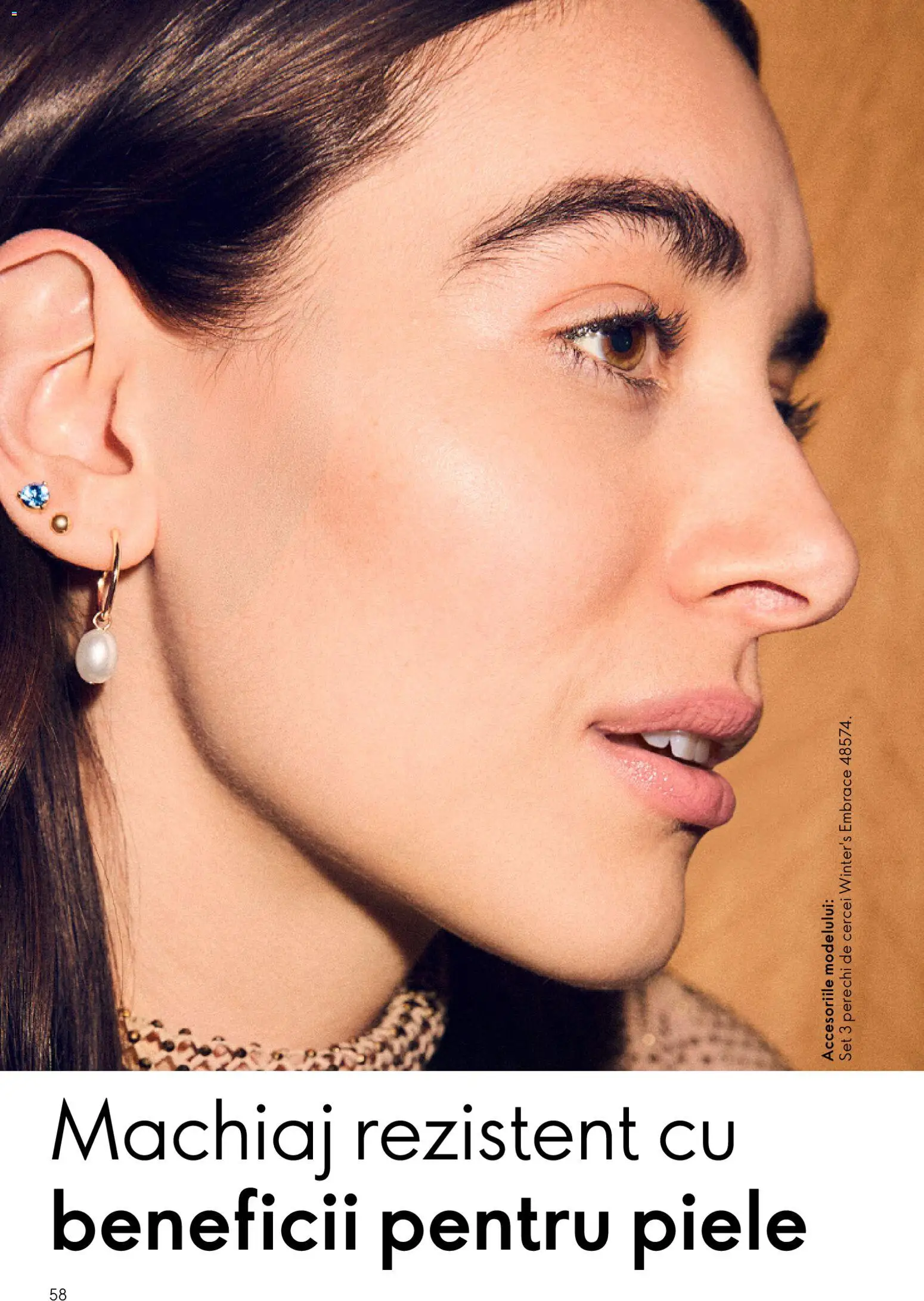 Noul catalog Oriflame – valabil de la 03.12.2025 | Pagină: 58 | Produse: Cercei, Machiaj