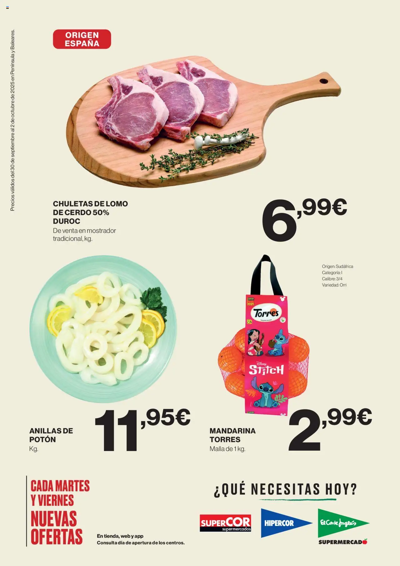 Hipercor catálogo │ válido desde el 30.09.2025 | Página: 2 | Productos: Cerdo