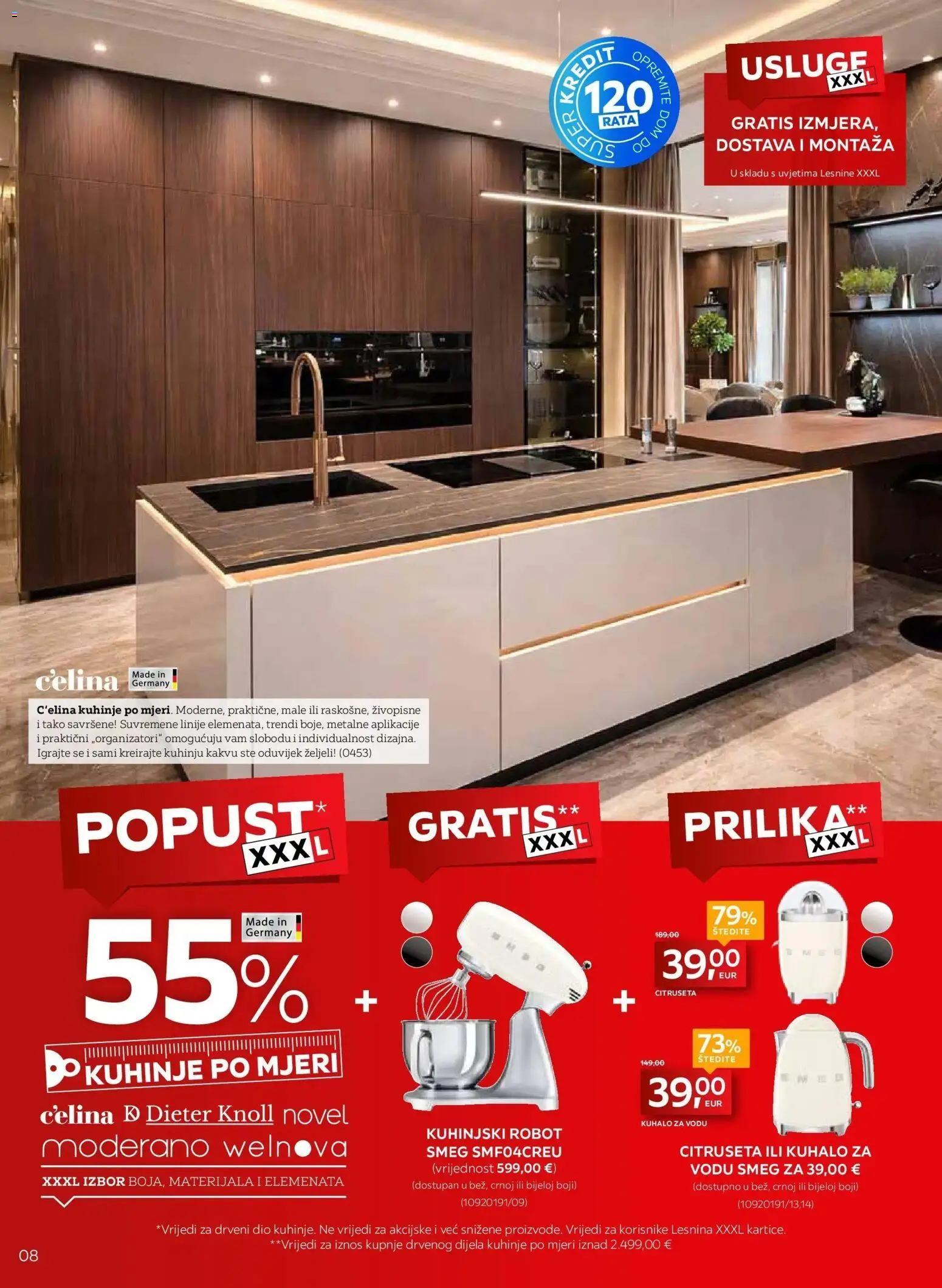 Lesnina katalog | vrijedi od 27.04.2026 | Stranica: 8 | Proizvodi: Kuhalo za vodu, Robot