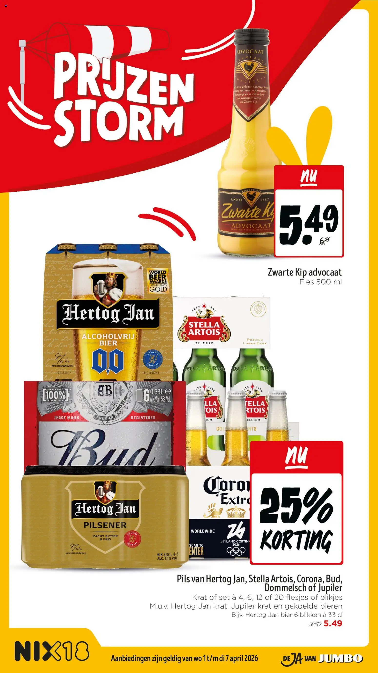 {H1} | Pagina: 27 | Producten: Bier, Fles, Kip