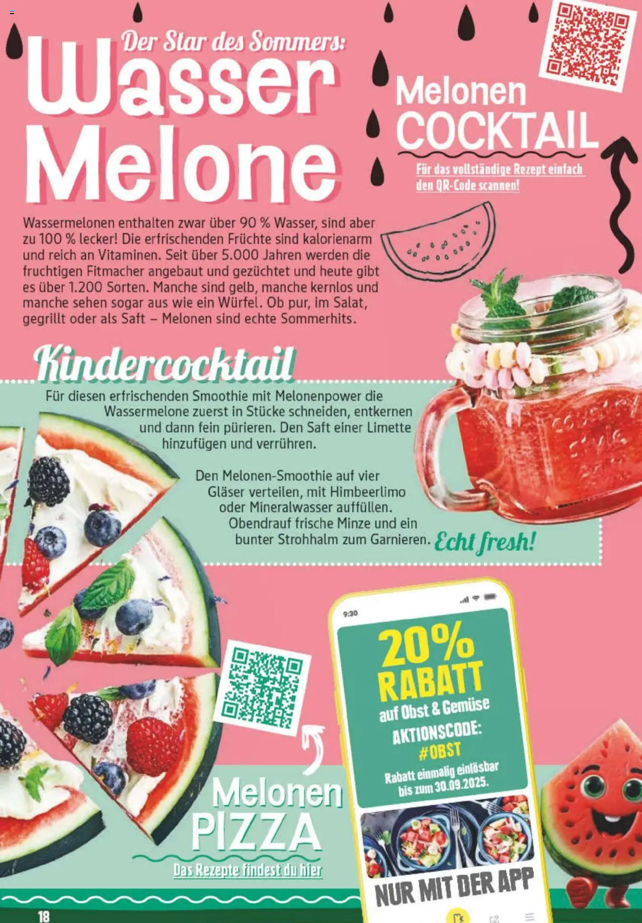 Diska Prospekt 	 - gültig ab dem 21.07.2025 | Seite: 30 | Produkte: Mineralwasser, Limette, Melone, Saft