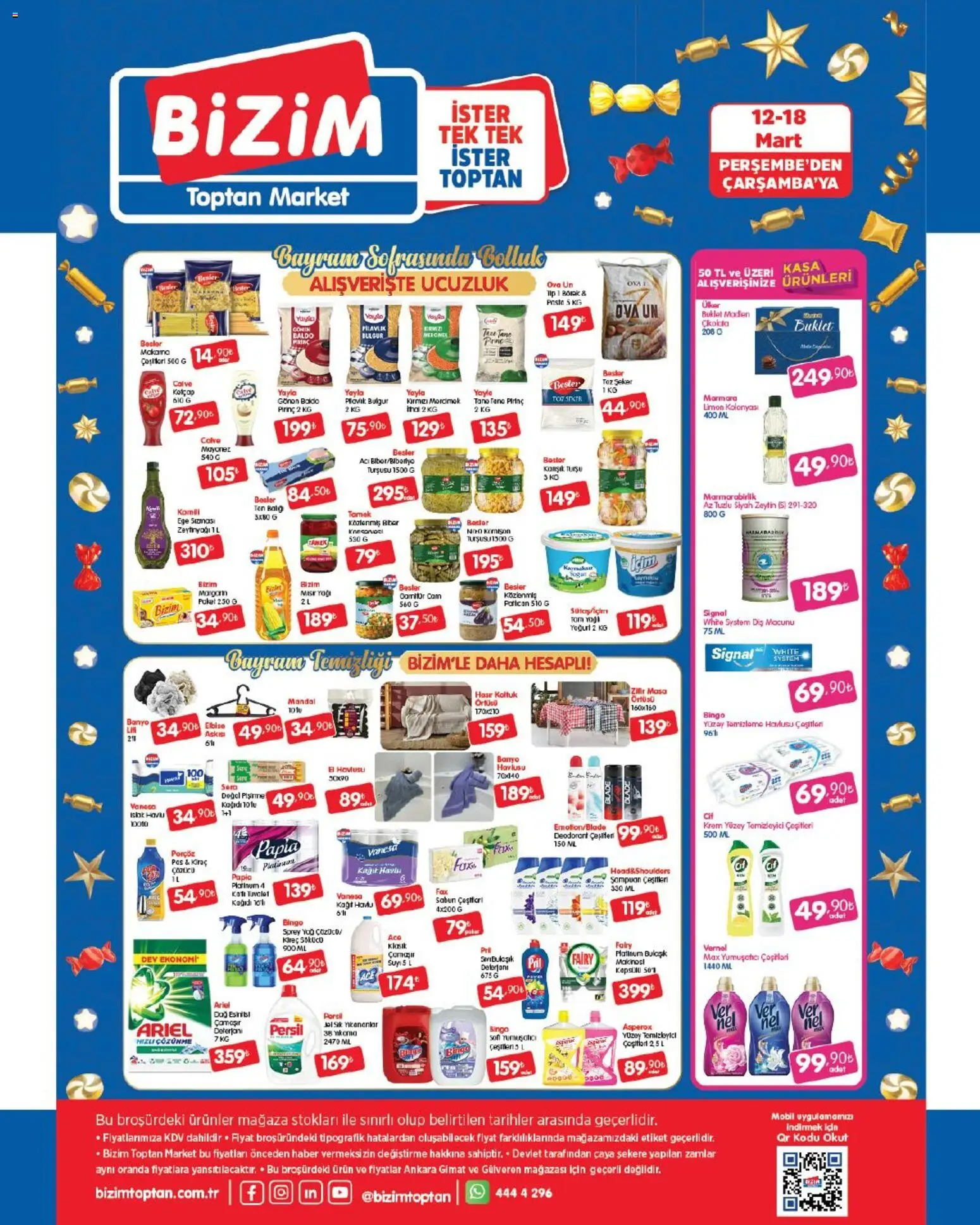 Bizim Toptan Katalog - 12.03.2026 tarihinden itibaren geçerlidir | Sayfa: 2 | Ürünler: Krem, Mayonez, Zeytin, Kasa
