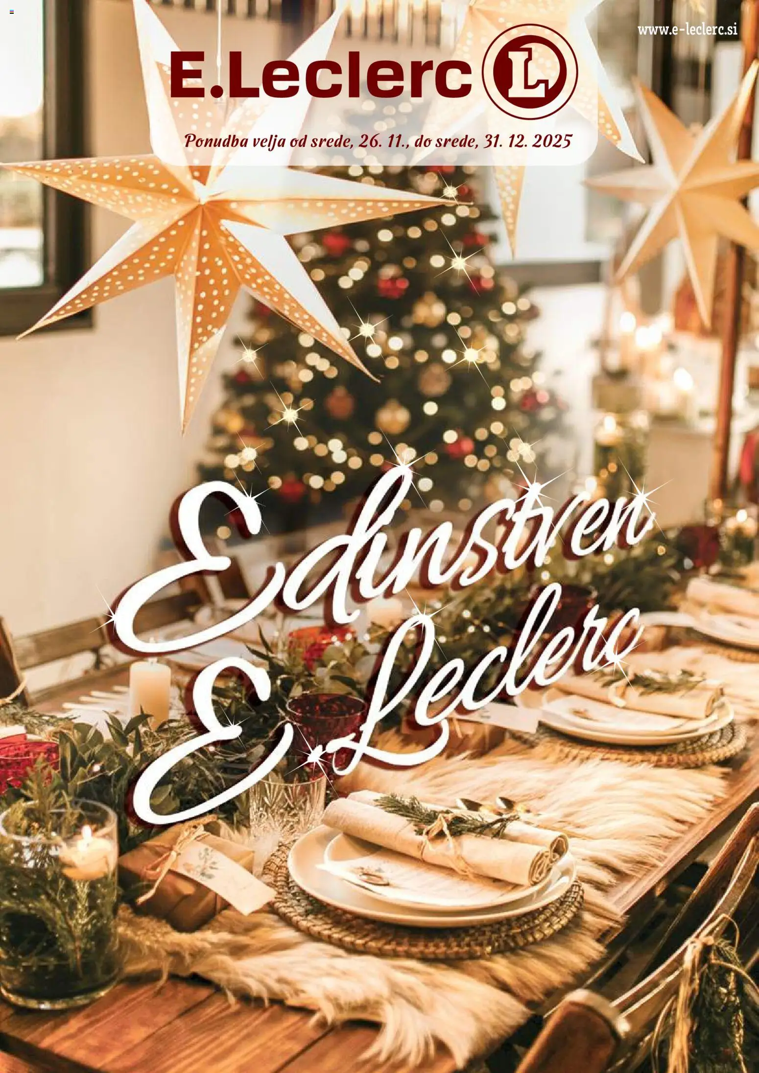 Novi E.leclerc katalog ponudbe – veljaven od 26.11.2025 | Stran: 1