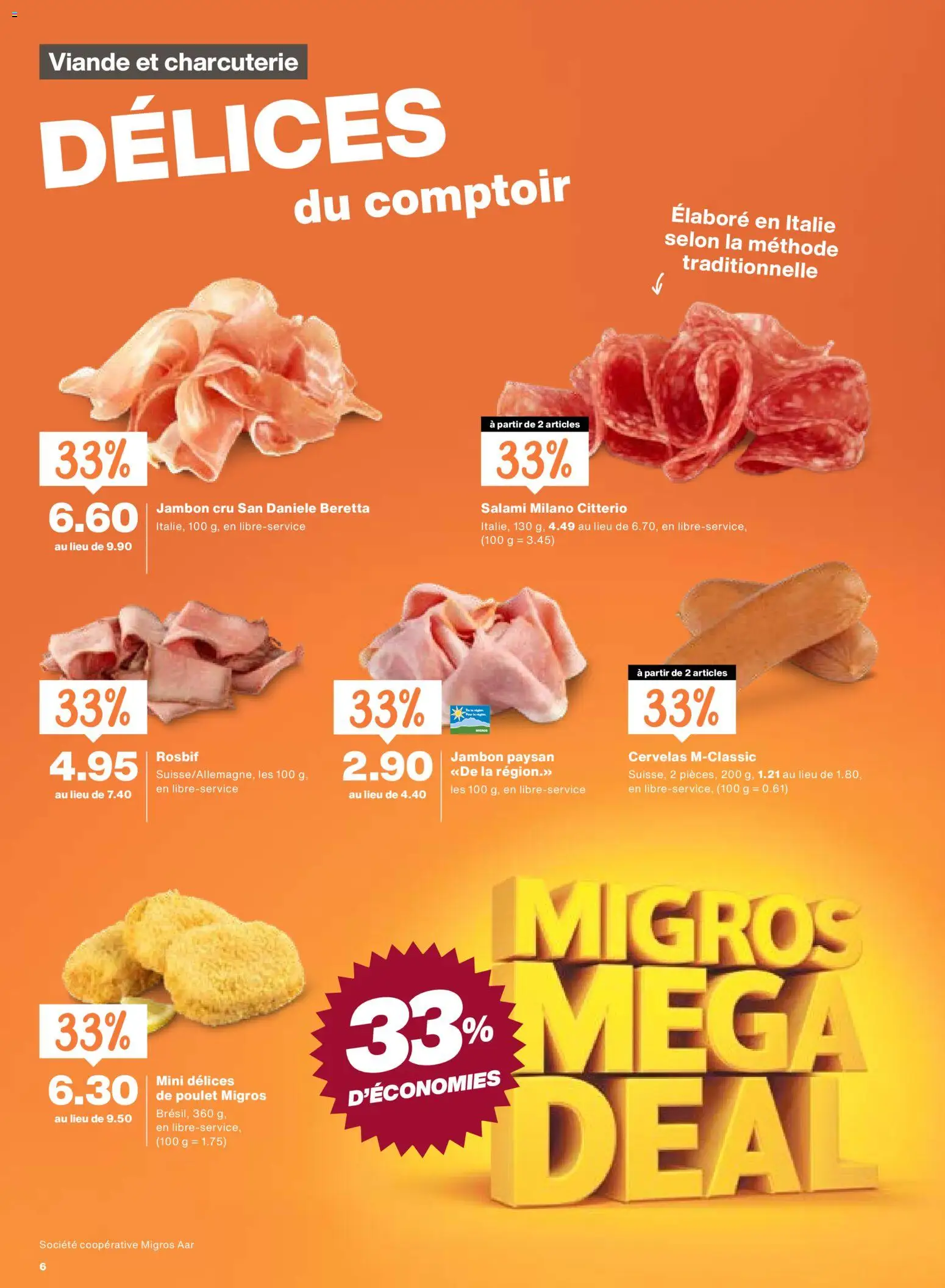 Migros Aktionen – gültig ab 06.01.2026 | Seite: 6 | Produkte: Salami