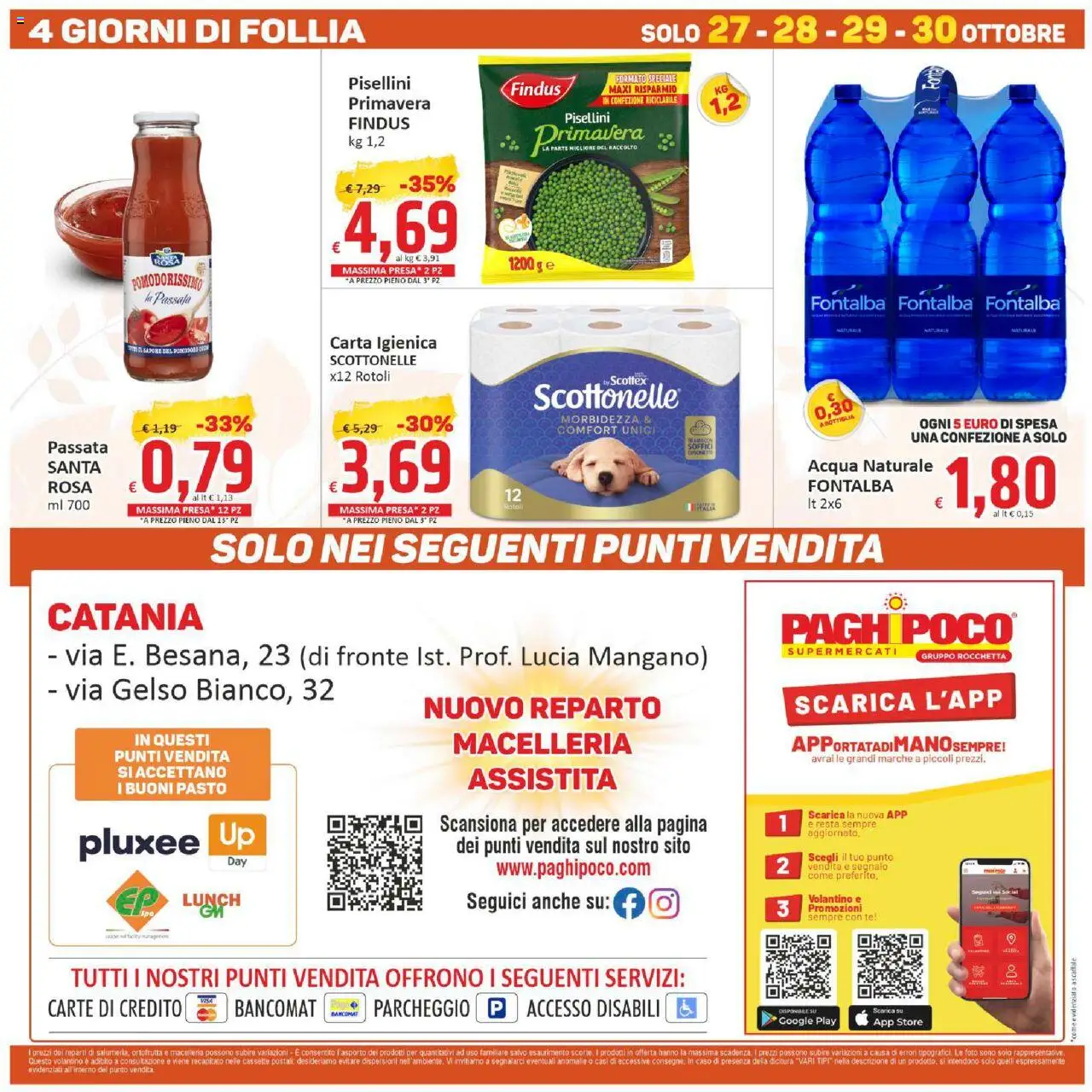 Volantino Paghi Poco del 21.10.2025 | Pagina: 20 | Prodotti: Tè, Acqua, Acqua naturale, Bottiglia