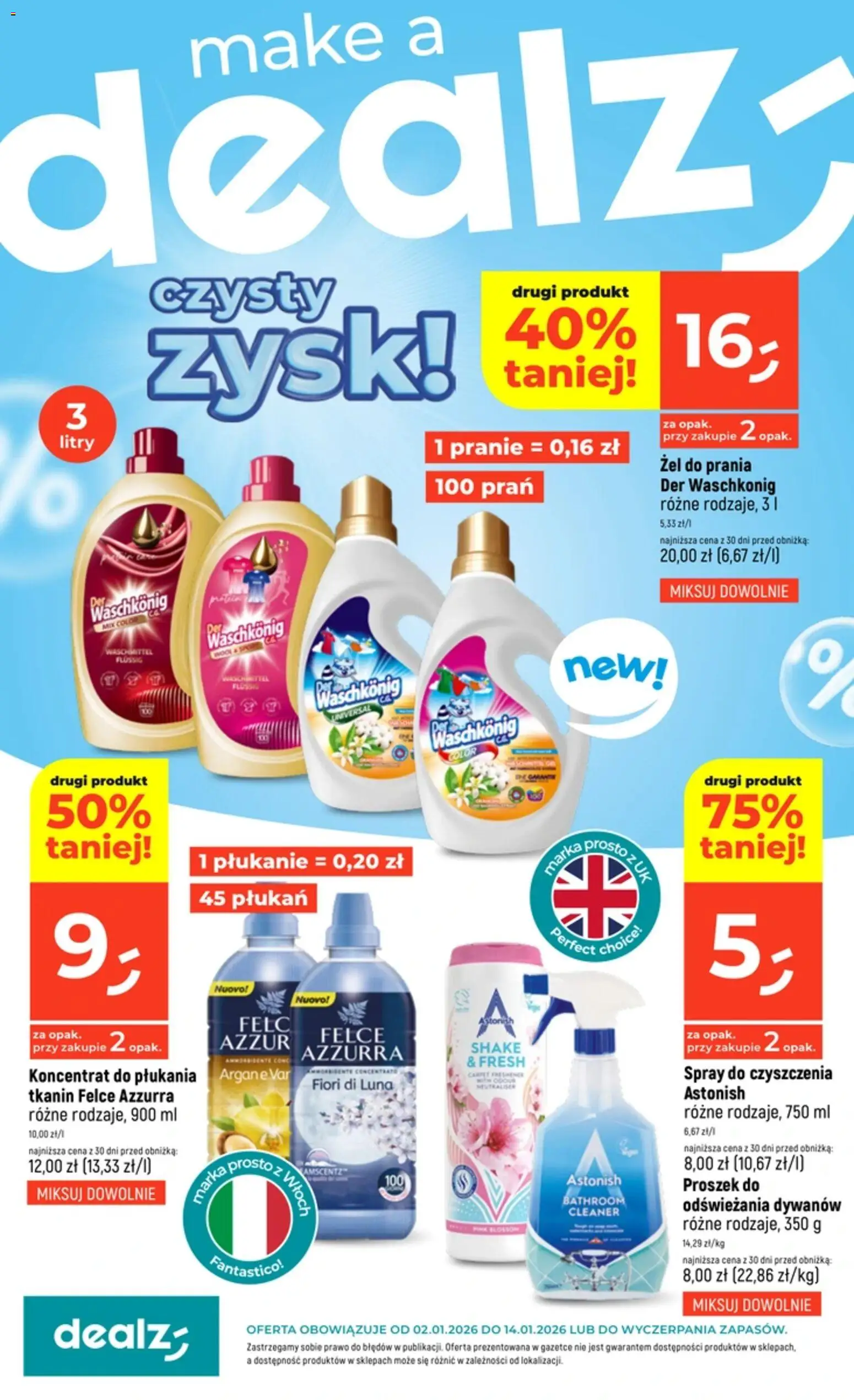 Dealz Gazetka - Czysty zysk od 02.01.2026 | Strona: 1