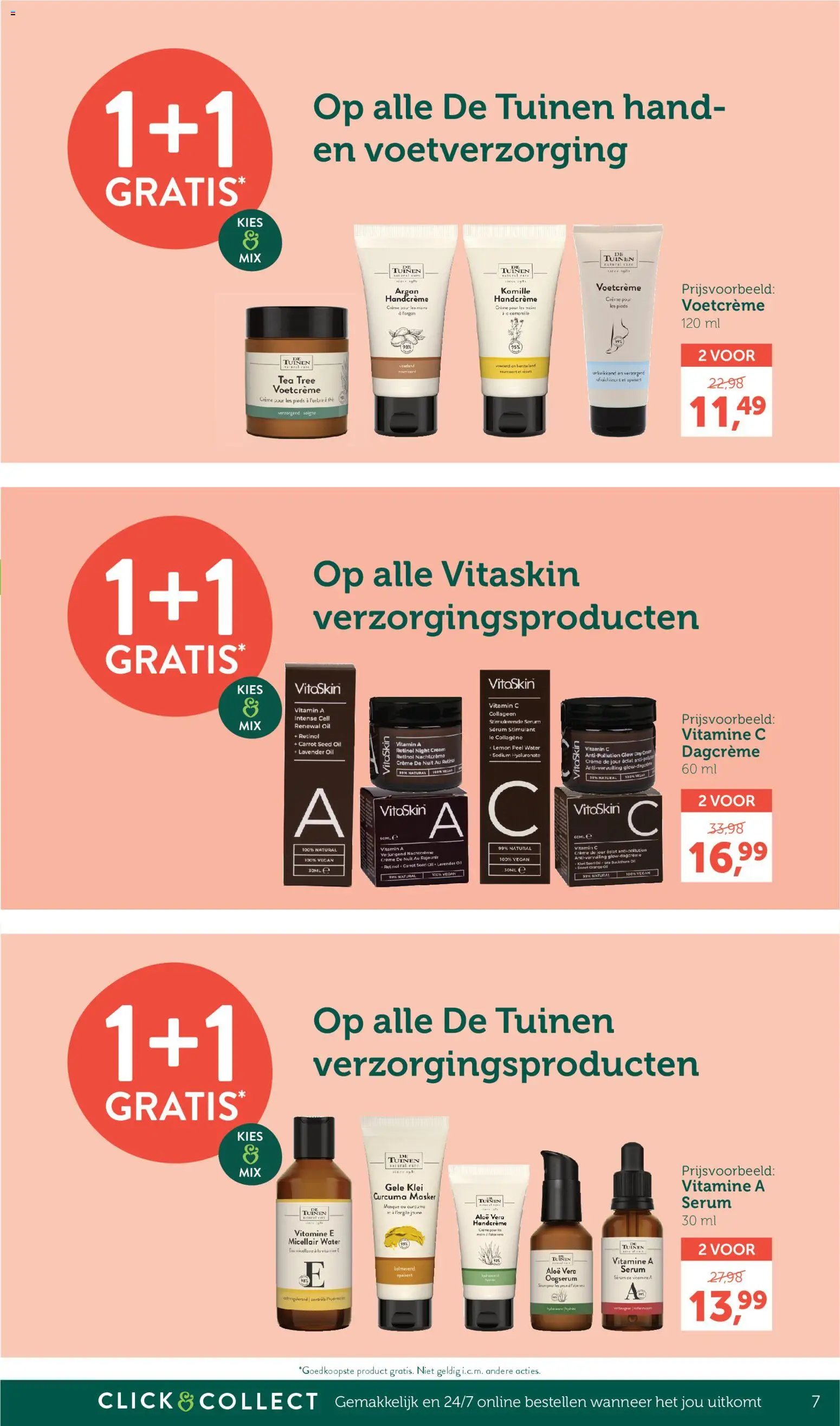 {H1} | Pagina: 7 | Producten: Klei, Vitamine C, Masker, Handcrème