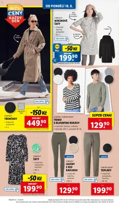 Lidl leták od 18.08.2025 | Strana: 42 | Produkty: Šaty, Legíny, Tepláky