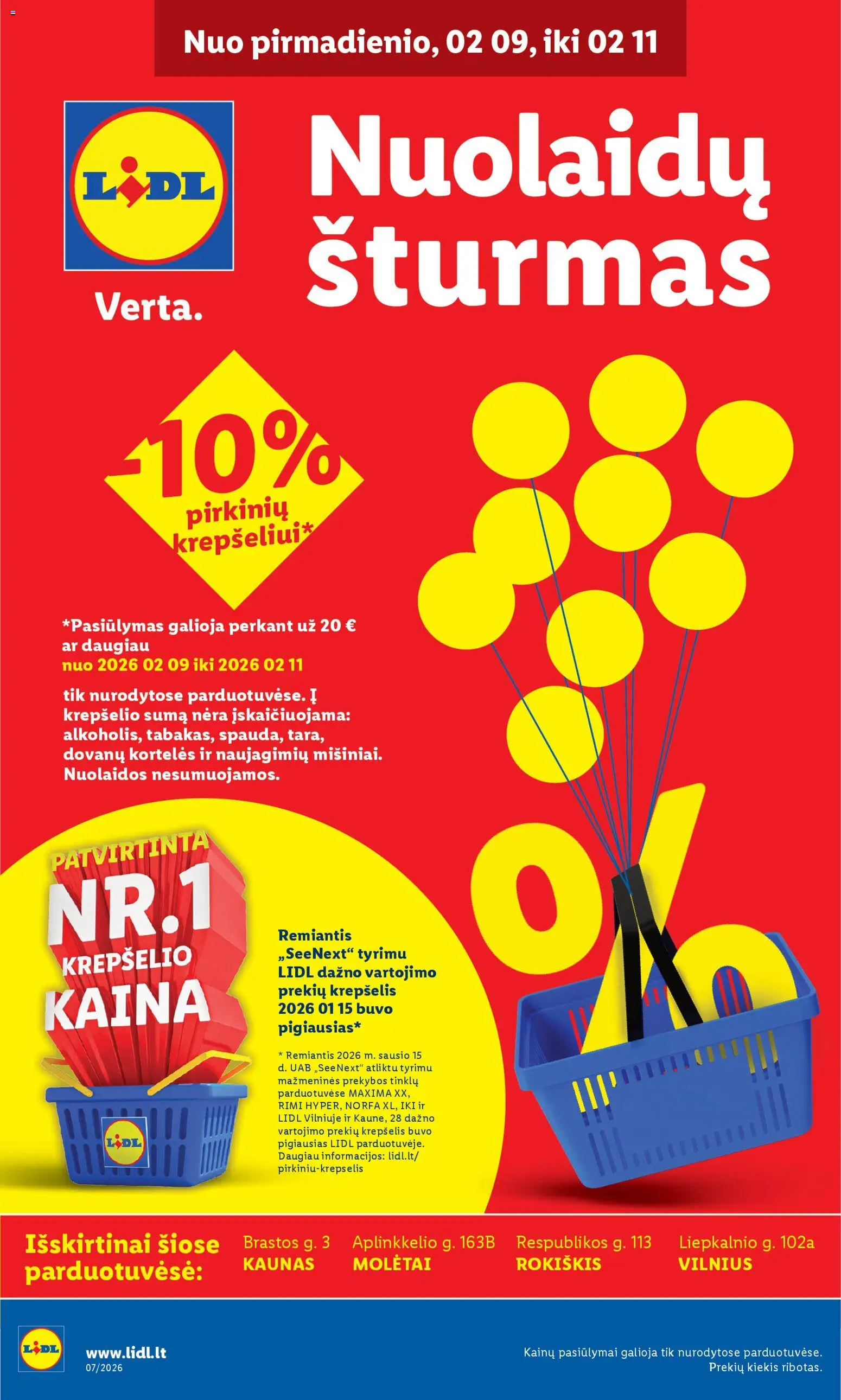 LIDL akcijos nuo 09.02.2026 | Puslapis: 1