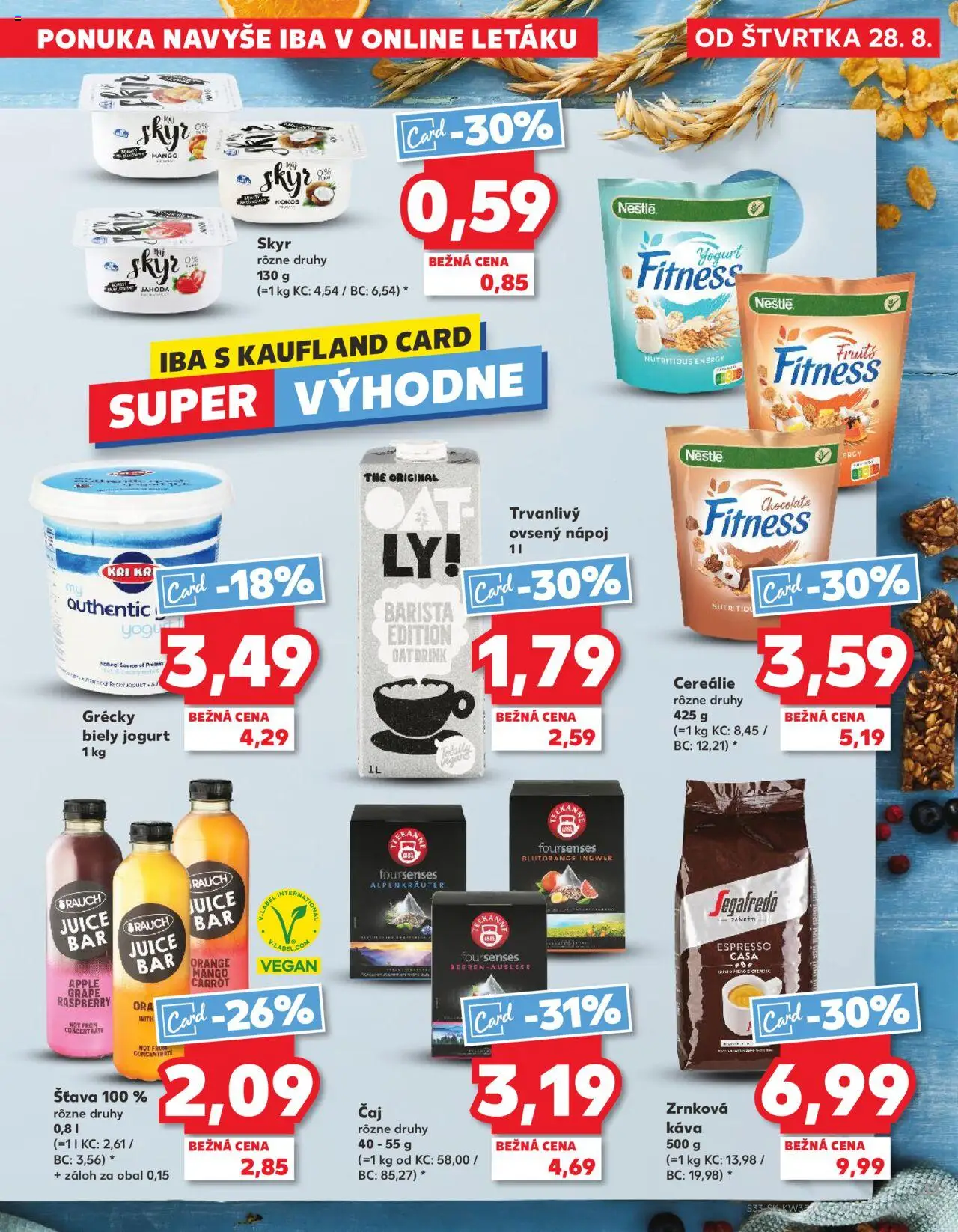 Kaufland SK akciós ujság - amely érvényes a következő dátumtól: 28.08.2025 | Oldal: 33 | Termékek: Protein, Vegán, Mangó