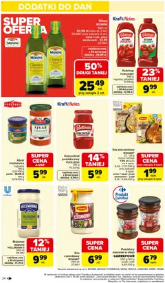 Pogląd oferty "Carrefour Gazetka" - ważna od 02.02.2026 | Strona: 26 | Produkty: Ketchup, Pomidory suszone, Pomidory, Majonez