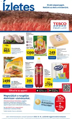 Tesco Hipermarket - Akciós újság  - amely érvényes a következő dátumtól: 16.10.2025