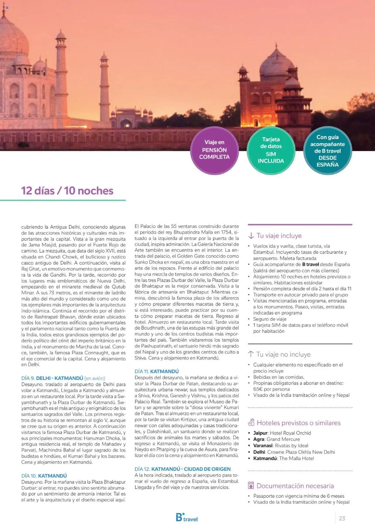 B the travel brand Viajeros Expertos Internacional 2026 │ válido desde el 03.10.2025 | Página: 23 | Productos: Maleta, Teléfono