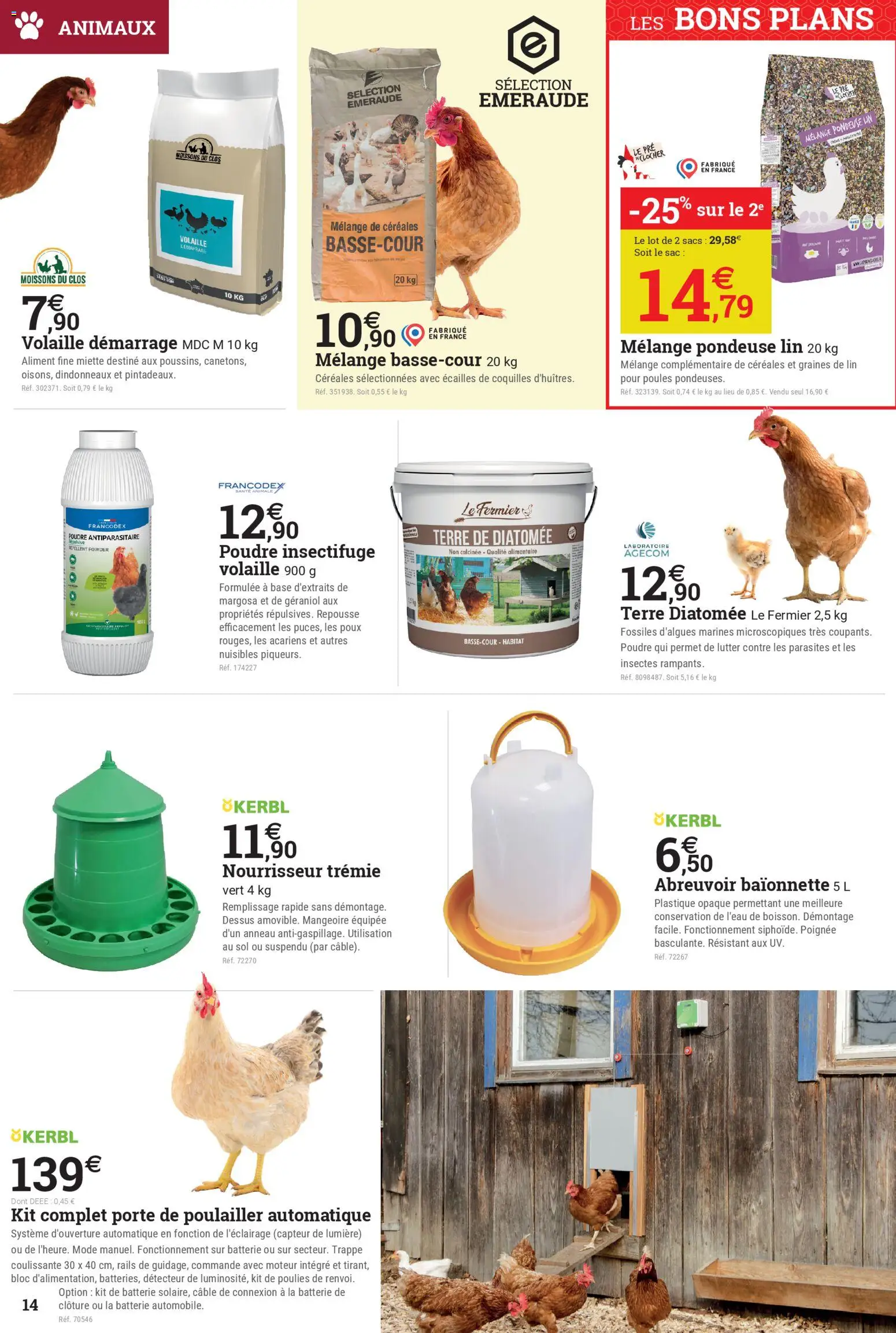 {H1} | Page: 14 | Produits: Câble, Volaille, Poudre, Porte