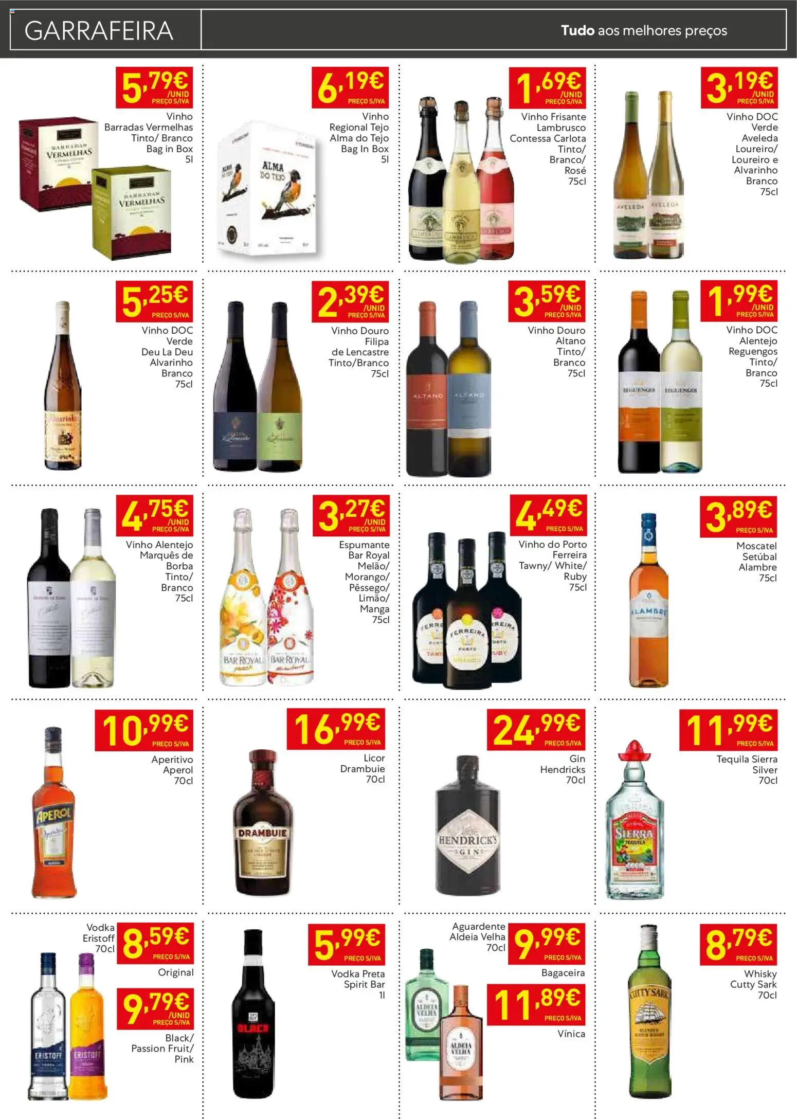 Recheio folheto Madeira │ válido de 27.01.2026 | Página: 13 | Produtos: Aperol, Licor, Vinho, Vodka