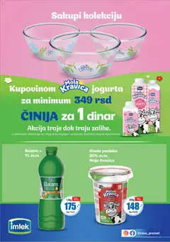 Kisela pavlaka 20% m.m. Moja Kravica, Fermentisana pavlaka sa jogurtnom kulturom - pregled Trnava Promet kataloga - važi od 02.04.2026 | Strana: 7