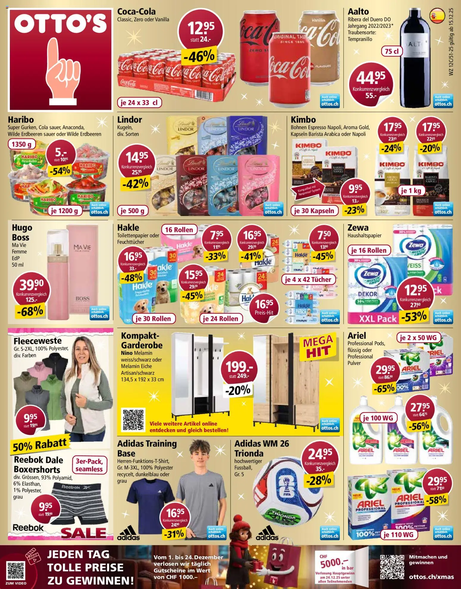 Otto's Aktionen – gültig ab 15.12.2025 | Seite: 1 | Produkte: Pulver, Erdbeeren, Video, Toilettenpapier