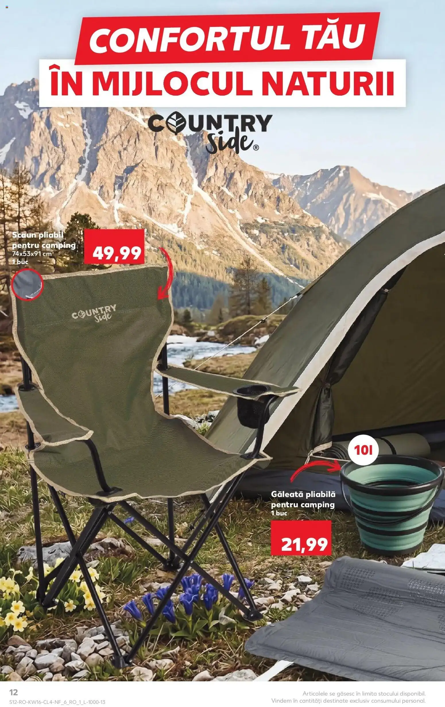 Noul catalog Kaufland – valabil de la 15.04.2026 | Pagină: 12 | Produse: Scaun