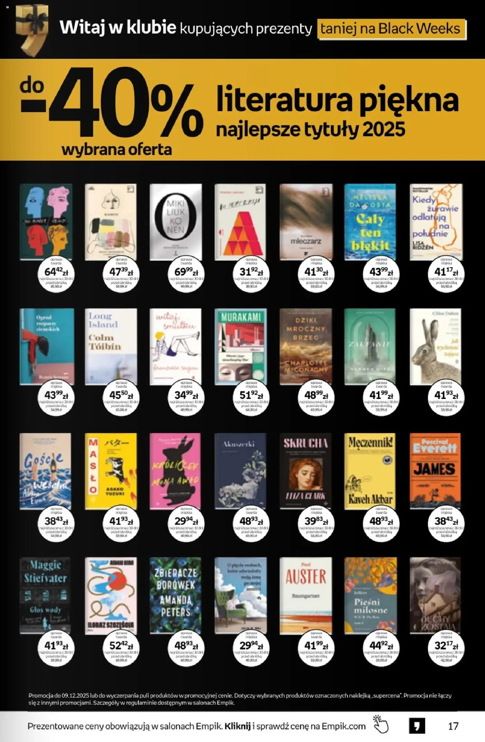 Empik promocje - Tom kultury Książki od 26.11.2025 | Strona: 17
