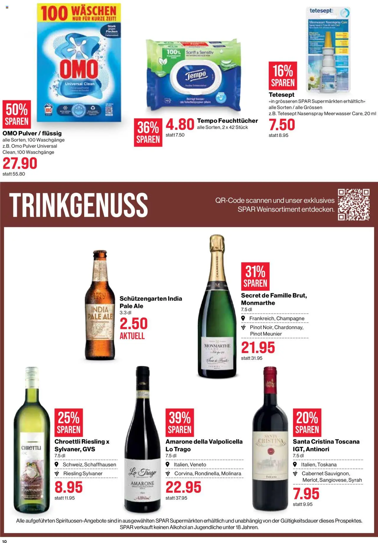 SPAR Aktionen – gültig ab 09.10.2025 | Seite: 10 | Produkte: Pulver