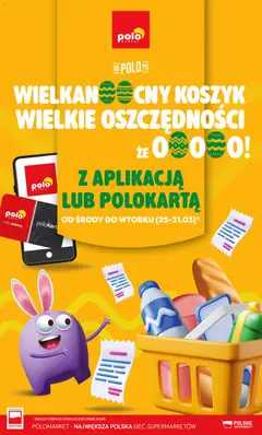 Pogląd oferty "POLOmarket gazetka - Wielkanocny koszyk, wielkie oszczędności" - ważna od 25.03.2026