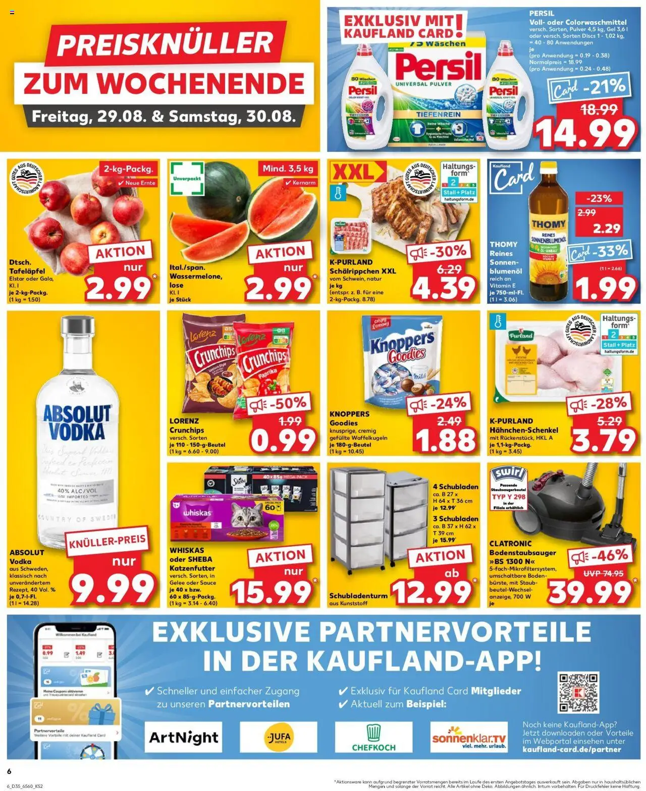 Kaufland prospekt Sinzig	 - gültig ab dem 31.08.2025 | Seite: 17 | Produkte: Hahnchenschenkel, Sonnenblumenol, Wassermelone, Whiskas
