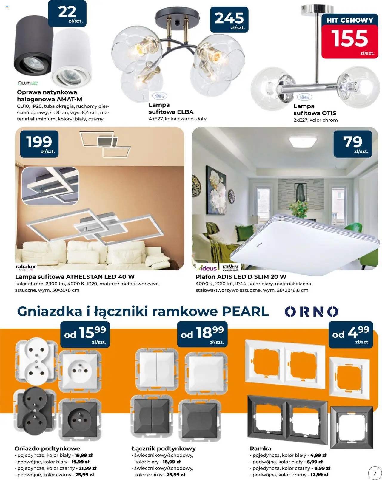 Mrówka Gazetka - Elbląg od 07.08.2025 | Strona: 7 | Produkty: Lampa, Ramka
