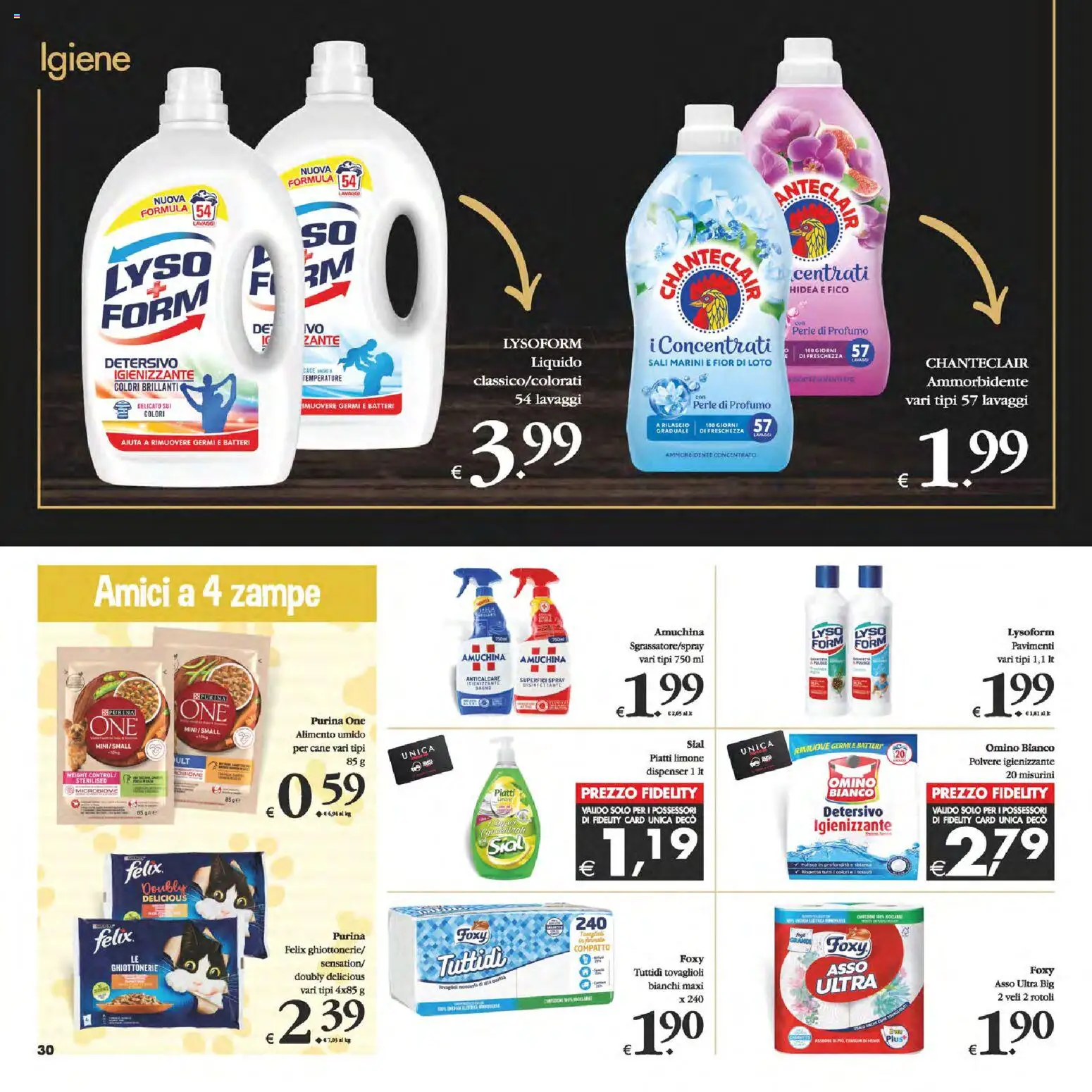 Volantino Decò del 24.02.2026 | Pagina: 30 | Prodotti: Ammorbidente, Anticalcare, Limone, Profumo
