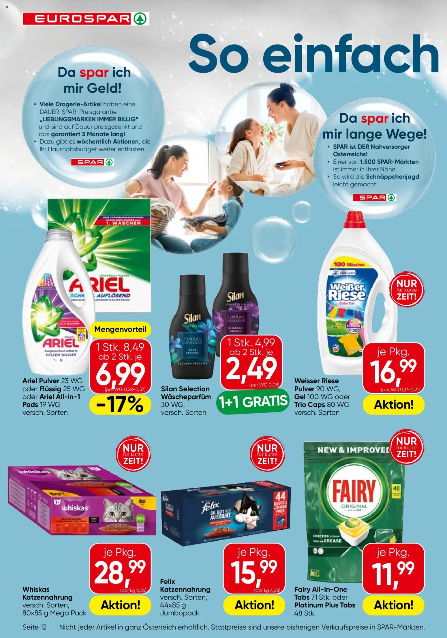 Eurospar Flugblatt - Salzburg gültig ab 12.02.2026 | Seite: 12 | Produkte: Wasser