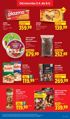 BAMBI Plazma keks, Posni, 450 g - pregled Lidl kataloga - važi od 02.04.2026 | Strana: 29