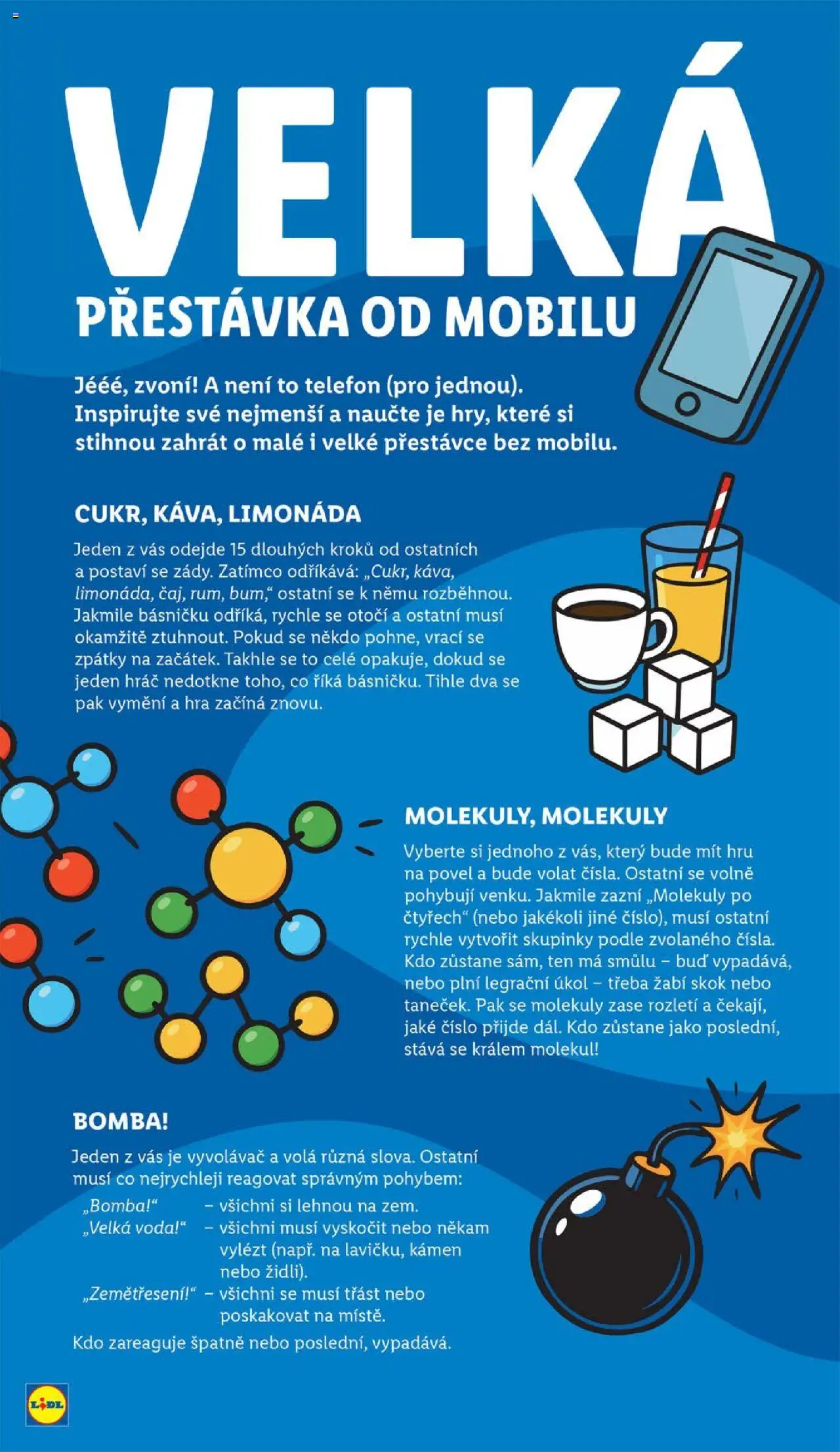 Lidl leták - Hurá do lavic od 04.08.2025 | Strana: 30 | Produkty: Voda, Limonáda, Telefon, Hra