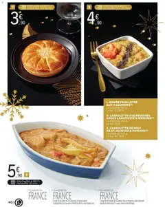 E.Leclerc - Prévisualisation de 2. CASSOLETTE D'ÉCREVISSES SAUCE LANGOUSTE & RIESLING (1), Cassolette d'écrevisses sauce langouste & riesling, la pièce de 140 g valide à partir de 02.12.2025 | Page: 40