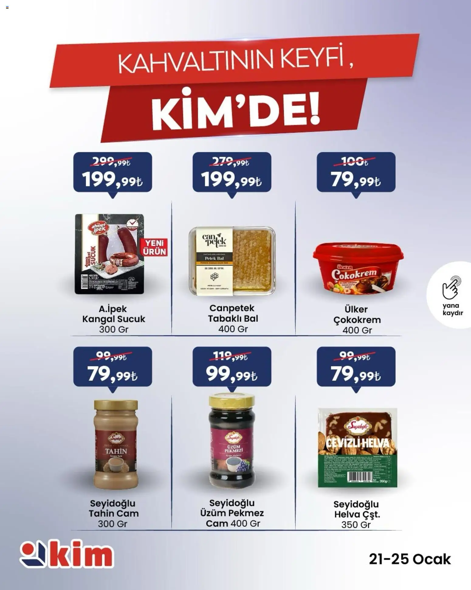 Kim Market Çarşamba’dan Pazar’a Taze ve Temiz Seçimler - 21.01.2026 tarihinden itibaren geçerlidir | Sayfa: 4 | Ürünler: Üzüm, Ocak, Sucuk