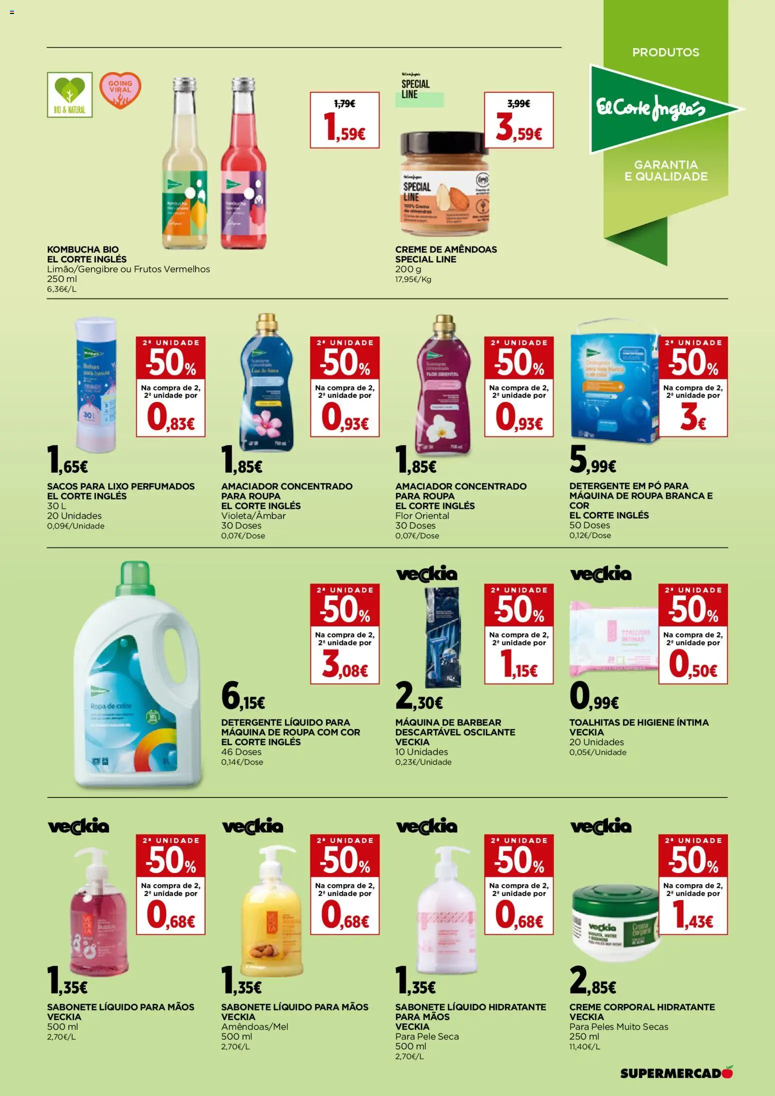 El Corte Ingles folheto │ válido de 25.12.2025 | Página: 21 | Produtos: Máquina de barbear, Sabonete líquido, Detergente, Sabonete