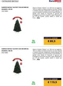 Anteprima del volantino Eurobrico Natale catalogo valido a partire dal 23.07.2025 | Pagina: 7 | Prodotti: Albero di natale, Pavimento
