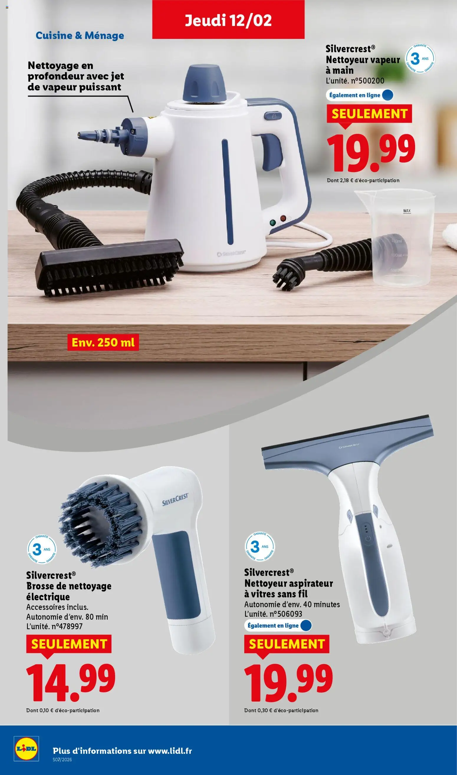 {H1} | Page: 6 | Produits: Aspirateur, Nettoyeur vapeur, Brosse