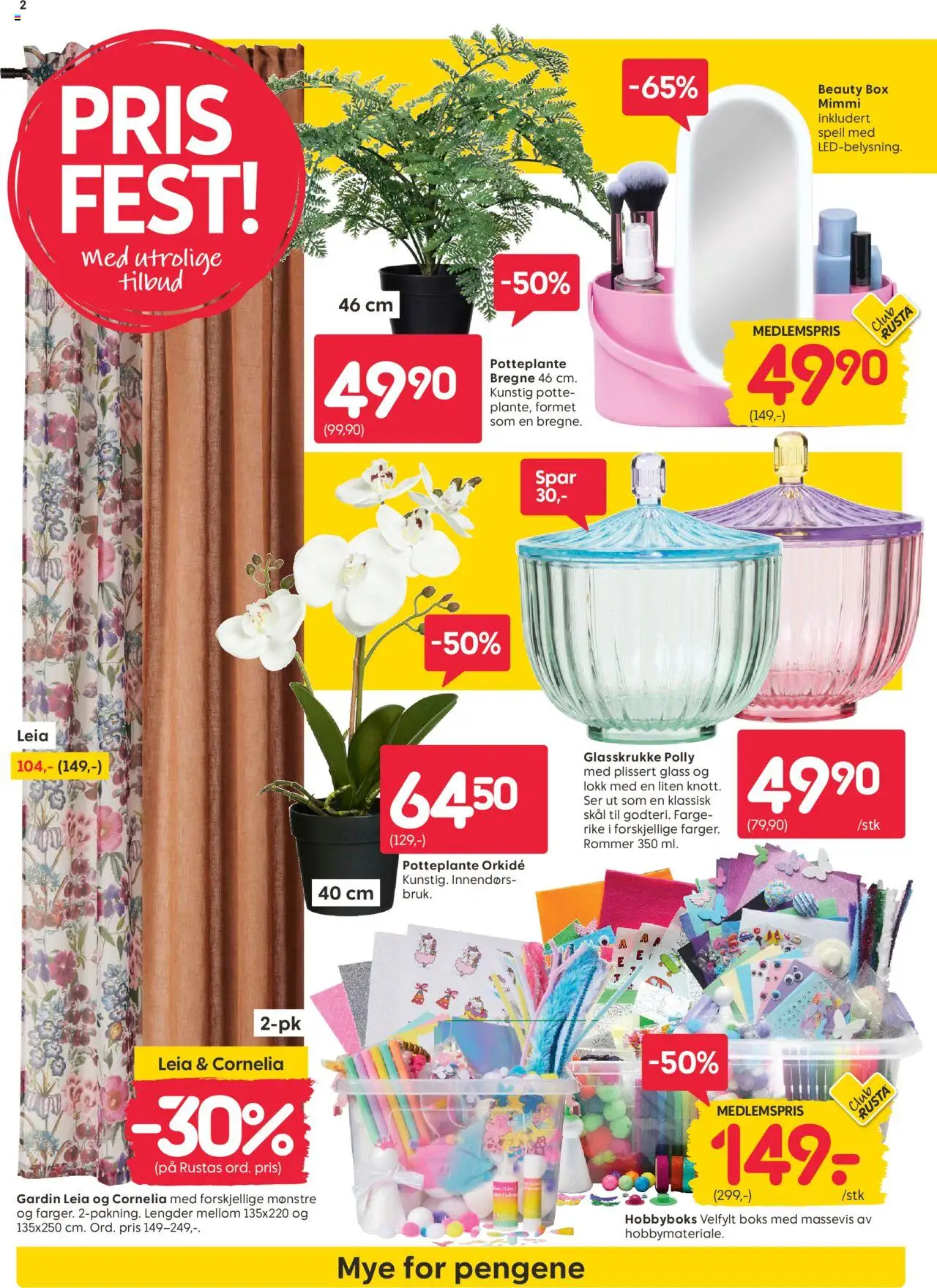  | Side: 2 | Produkter: Glass, Boks, Speil