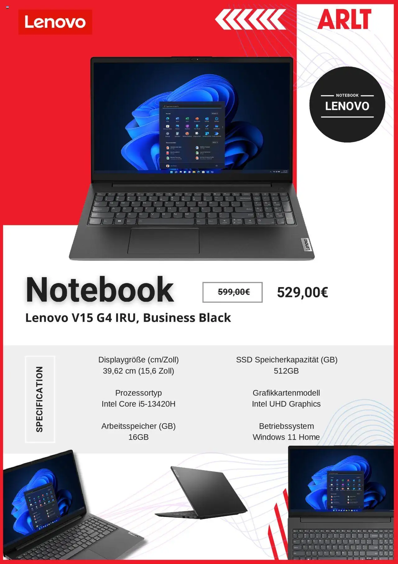ARLT Computer Prospekt 	 - gültig ab dem 05.08.2025 | Seite: 4 | Produkte: Lenovo, Notebook