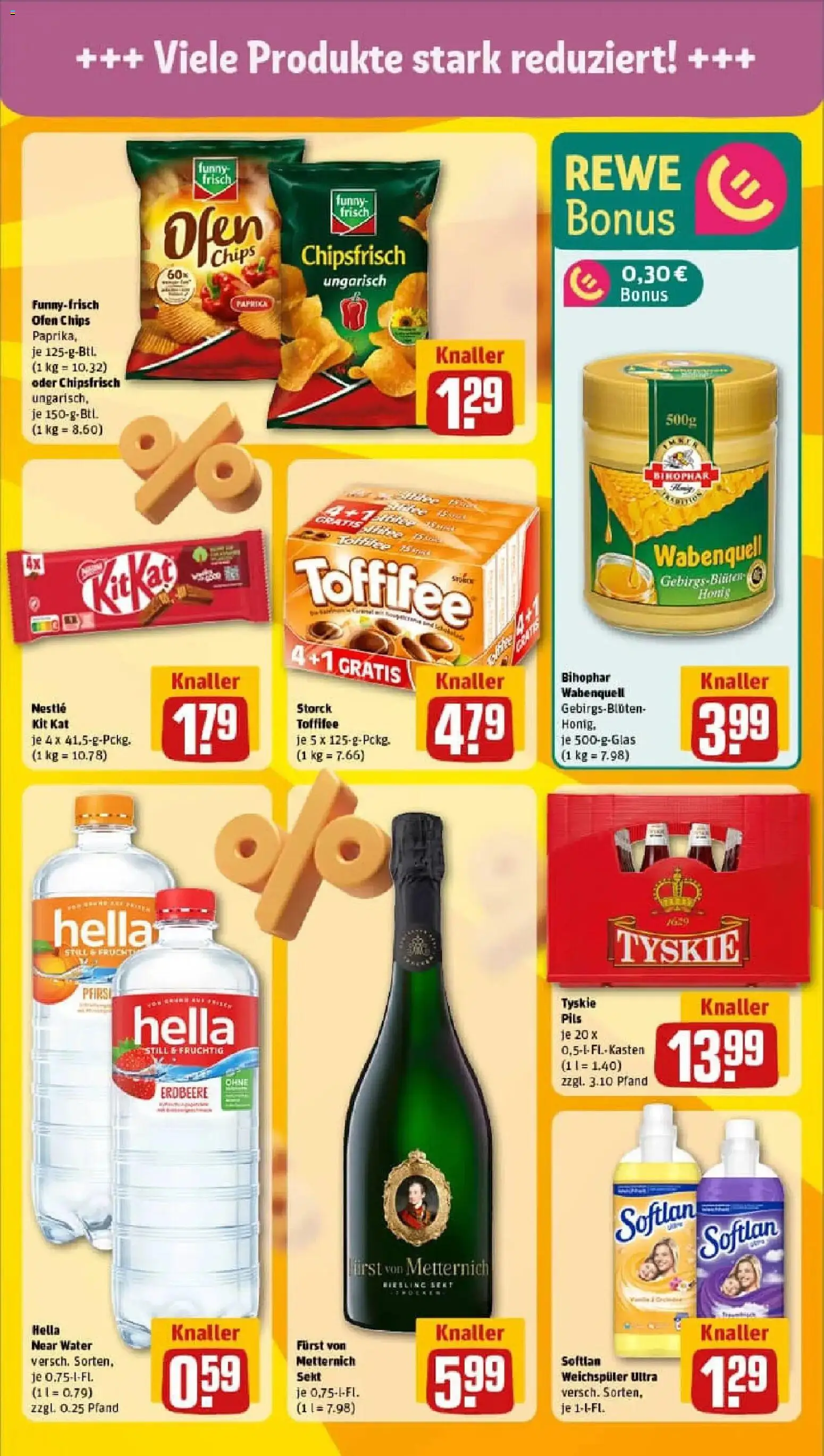 Rewe prospekt Chemnitz / Altendorf	 – gültig ab 18.01.2026 | Seite: 5 | Produkte: Funny frisch, Weichspüler, Hella, Toffifee