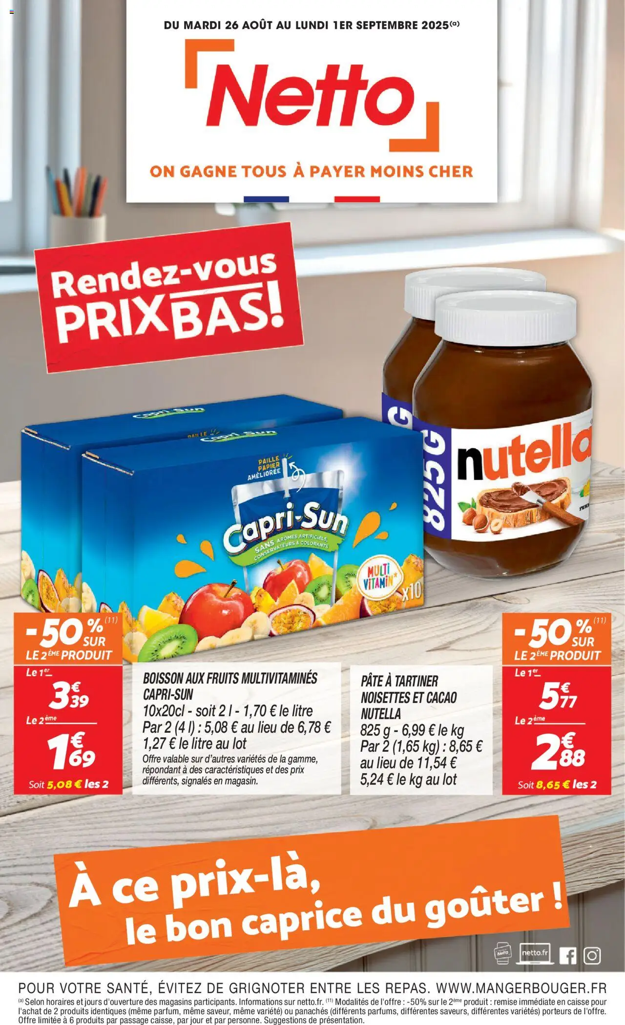  | Page: 1 | Produits: Noisettes, Pâte à tartiner, Nutella