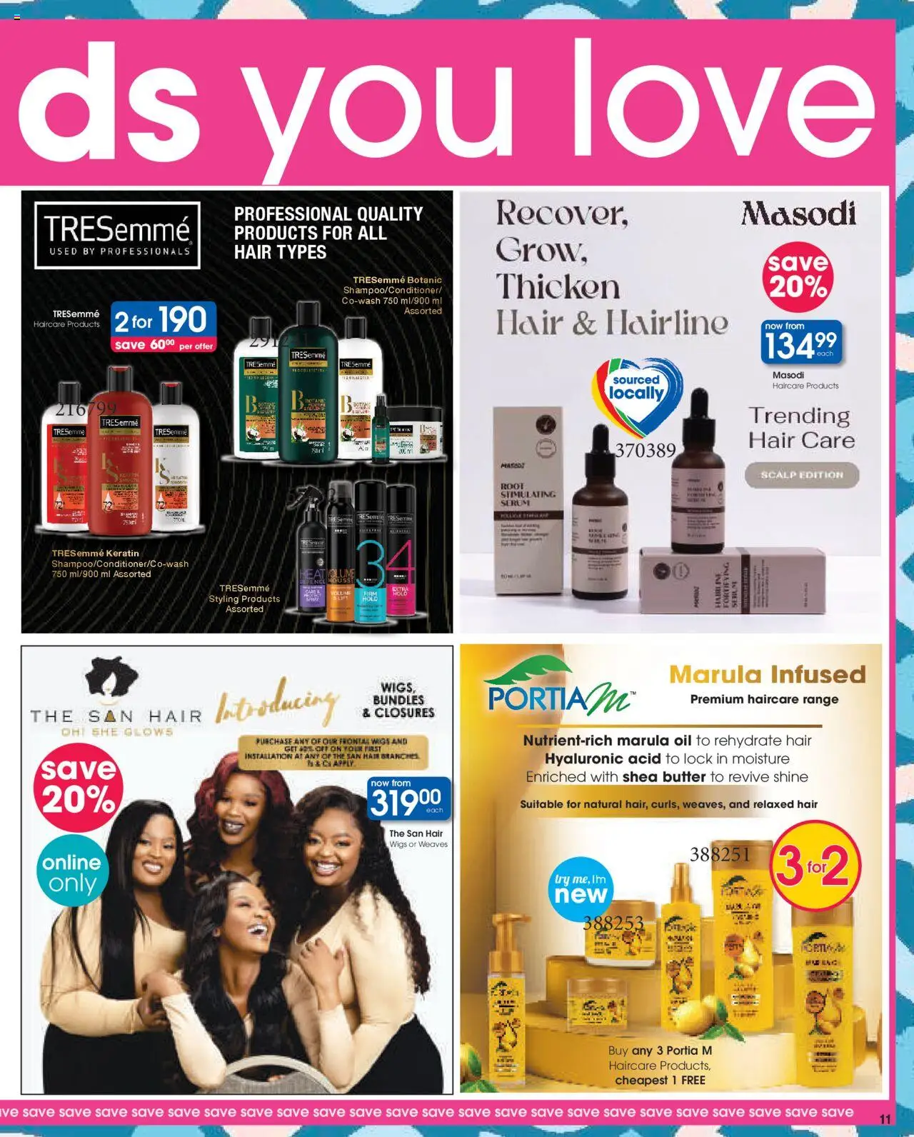 Clicks Specials │ valid from 07.08.2025 | Page: 11 | Products: Serum, Lock, Butter, Oil