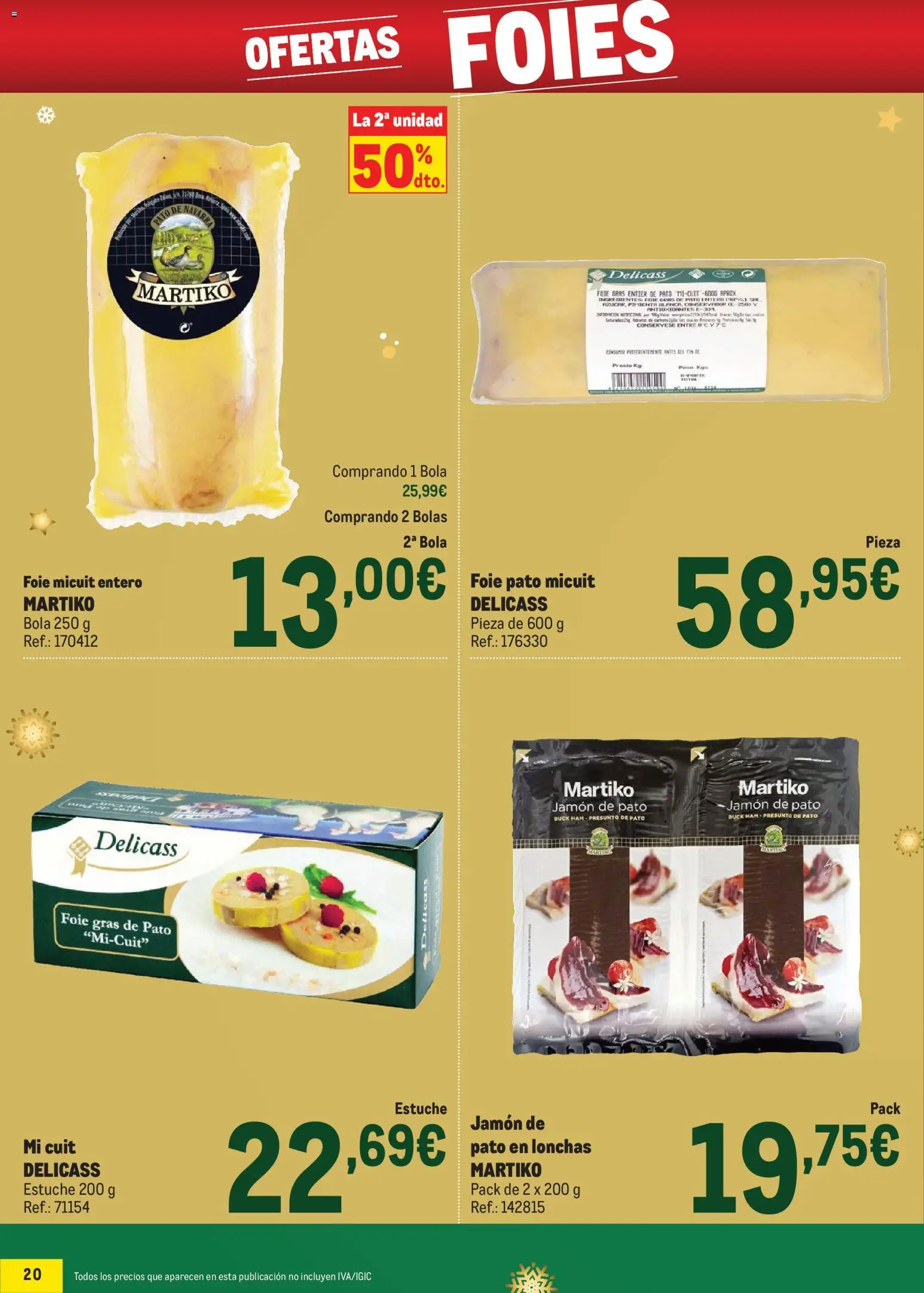 Makro - Precios Especial Sur │ válido desde el 09.12.2025 | Página: 20 | Productos: Jamón