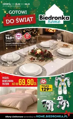 Pogląd oferty "Biedronka gazetka - Home" - ważna od 13.12.2025