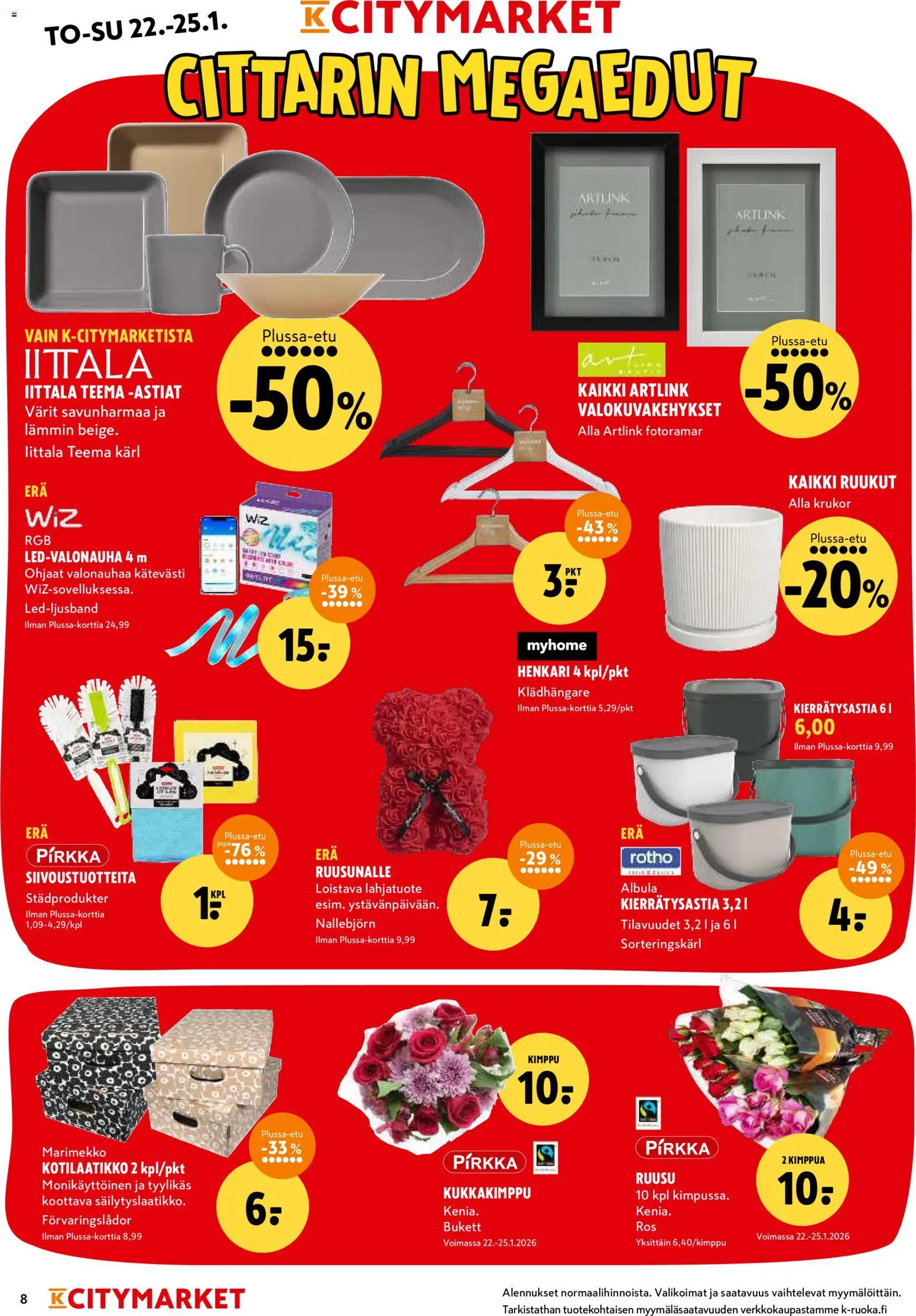 K-Citymarket tarjoukset – voimassa 22.01.2026 alkaen | Sivu: 8