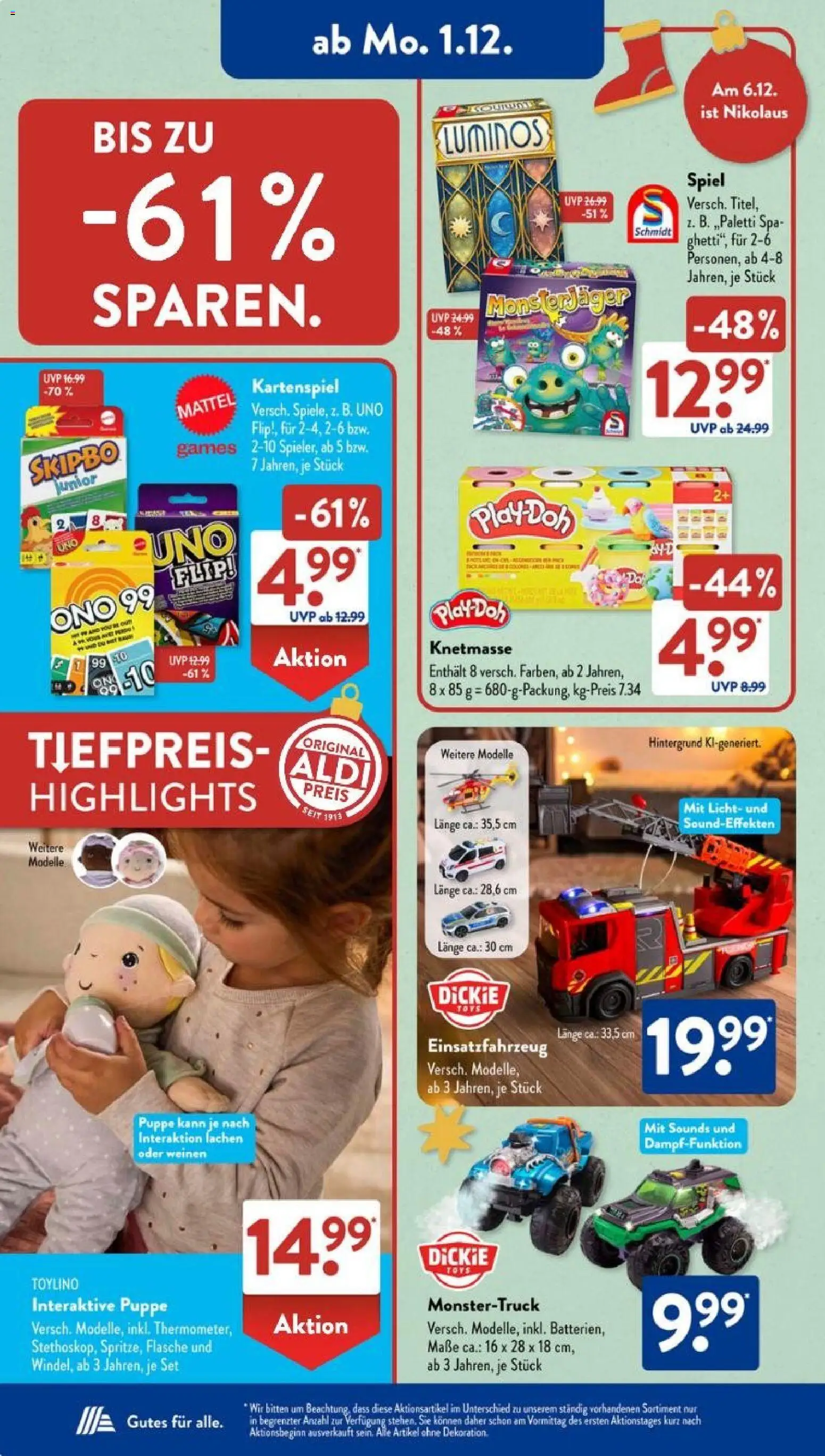 Aldi Süd Prospekt 	 – gültig ab 01.12.2025 | Seite: 2 | Produkte: Spiel