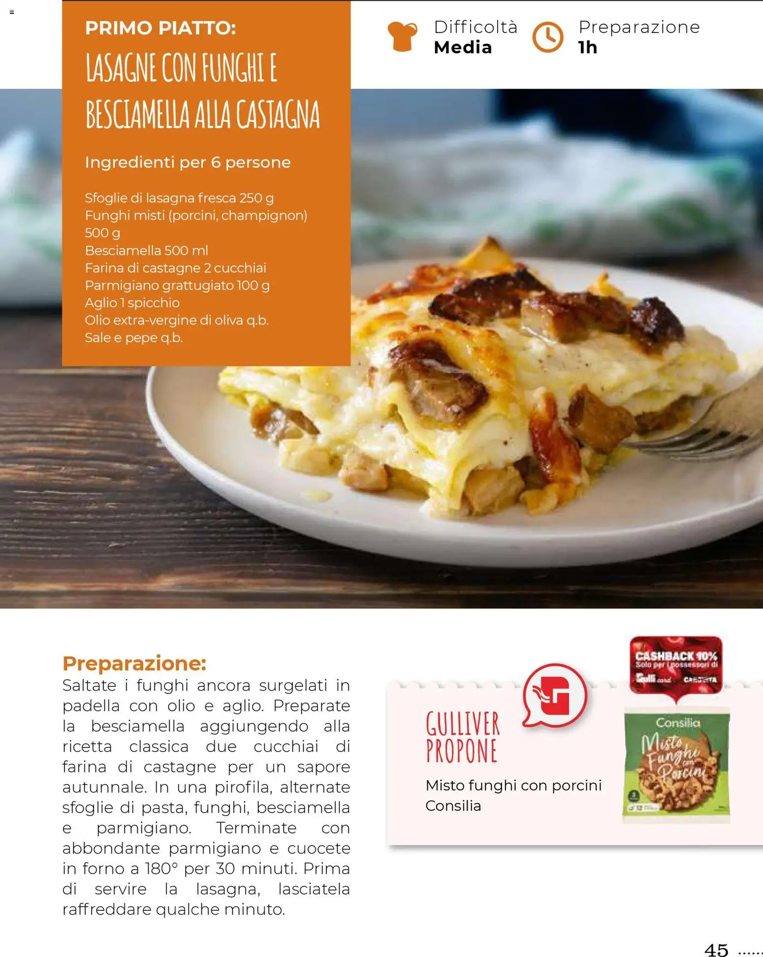 Volantino Gulliver del 31.10.2025 | Pagina: 45 | Prodotti: Pepe, Olio, Padella, Piatto