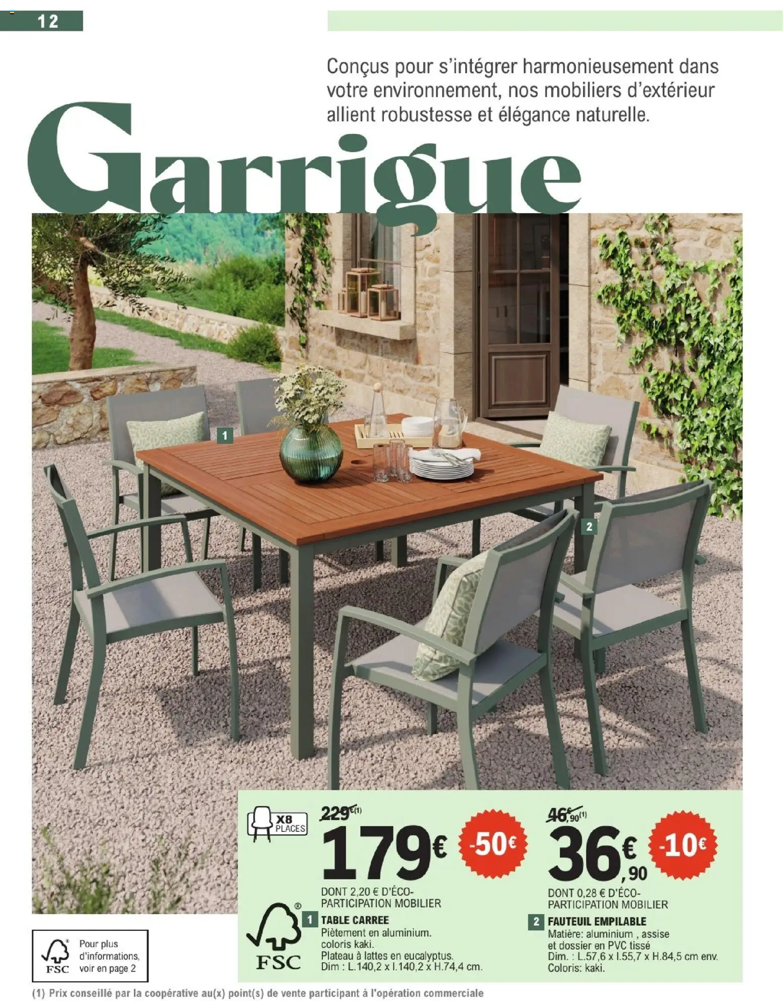 {H1} | Page: 12 | Produits: Plateau, Fauteuil, Table