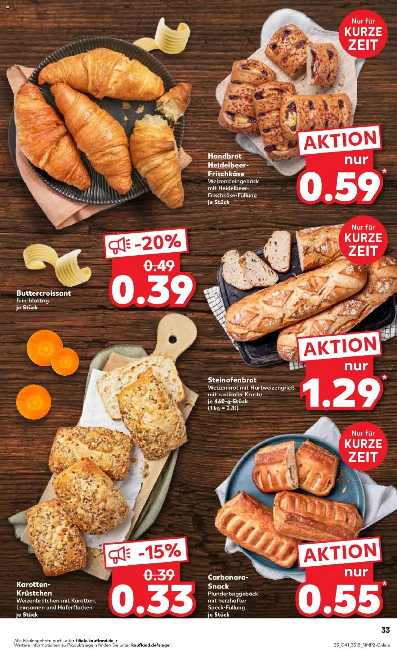 Kaufland prospekt Reichenbach Im Vogtland	 – gültig ab 09.10.2025 | Seite: 35 | Produkte: Croissant, Frischkase