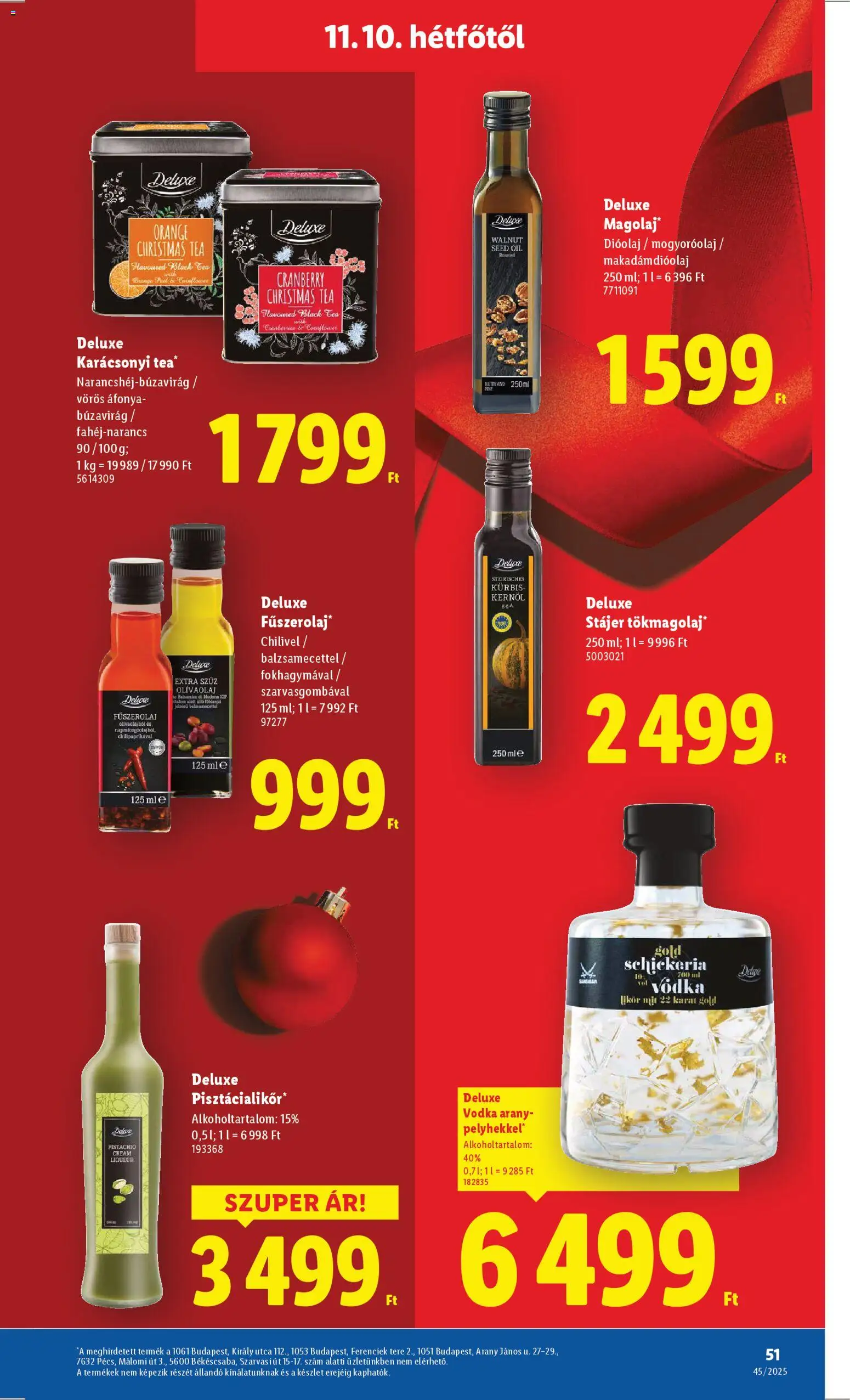 Lidl akciós ujság - amely érvényes a következő dátumtól: 06.11.2025 | Oldal: 51