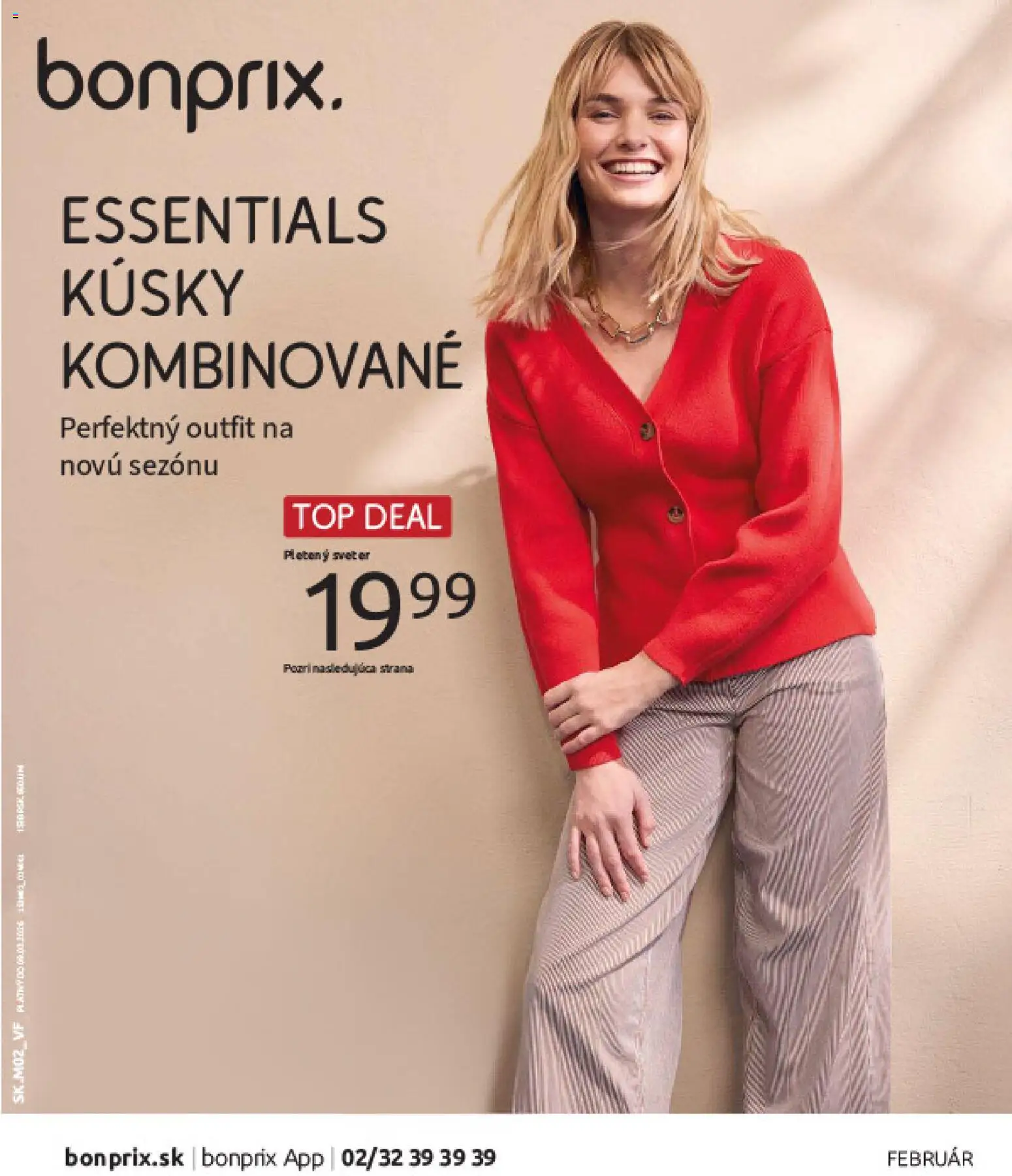 Nové Bonprix akcie – leták je platný od 20.02.2026 | Strana: 1 | Produkty: Sveter